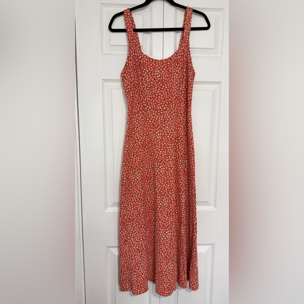 Free People Lorelai Floral Midi Dress with Tie Back - Picture 3 of 6